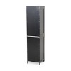 Chery Life Tall Bathroom Cabinet, Freestanding Storage Cabinet with Doors, Open Shelves - 3 of 4