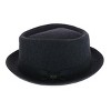 Epoch Hats Company Men's Diamond Shape Wool Fedora with Grosgrain Hatband - 4 of 4