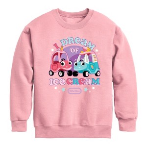 Boys' - Little Tikes - I Dream of Ice Cream Graphic Long Sleeve Fleece Sweatshirt - 1 of 3