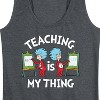 Women's - Dr. Seuss - Teaching Is My Thing Graphic Racerback Tank - 2 of 4