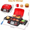 Play Food Grill with Smoke Sound Light, Kitchen Playset BBQ Accessories , Birthday Toy Idea - 4 of 4