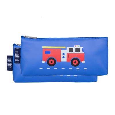 Wildkin Fire Truck Pencil Pouches - 2 Pack