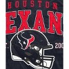 NFL Houston Texans Vintage Arch Block Ultra Soft Blanket - 2 of 3