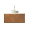 GDFStudio Cossitt 36" Modern Bathroom Vanity with Vessel Basin and Storage Cabinet - 4 of 4