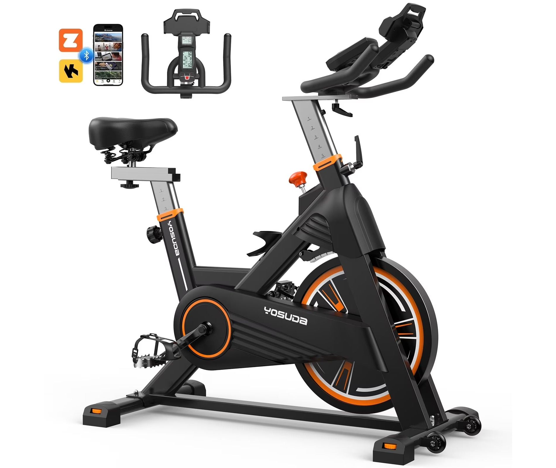 YOSUDA Pro Plus Magnetic Exercise Bike- Indoor Cycling Stationary Bike 350 lbs Weight Capacity