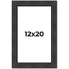 PosterPalooza | Traditional Black Picture Frame - UV Acrylic, Foam Board Backing, Hanging Hardware - 2 of 4