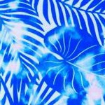 ombre blue palm