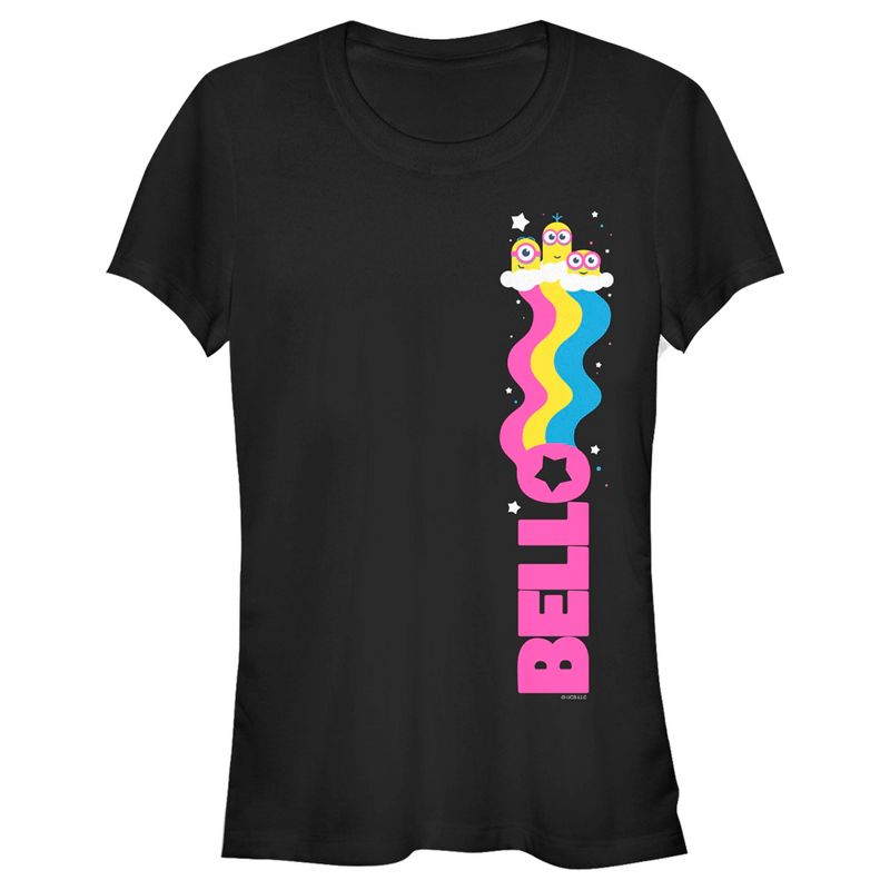 Juniors Womens Minions: The Rise of Gru Rainbow Bello T-Shirt, 1 of 5