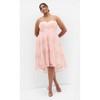 Women's Plus Size DRESS AMBROSIA R - Ballet Pink | CITY CHIC - 4 of 4