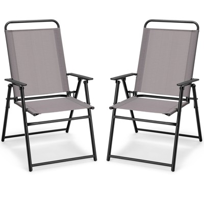 Tangkula Outdoor Folding Chairs Set Of 2 4 Lightweight High Back Chairs   GUEST D9b3f524 3d24 4626 8162 42e954aa72e8