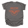 Simply Sage Market Free Spirit Distressed Eagle Garment Dyed Tee - 3 of 4