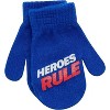 PJ Masks Winter Boys Beanie Hat and 2 Pair of Gloves or Mittens Set,  Ages 2-7 - 3 of 4