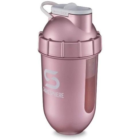 Ofte talt Svømmepøl flyde Shakesphere Tumbler View: Protein Shaker Bottle Smoothie Cup, 24 Oz -  Bladeless Blender Cup Purees Fruit, No Mixing Ball - Rose Gold - Clear  Window : Target