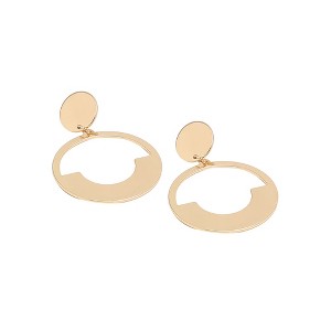 SOHI Women's California Gold Party Drop Earring - 1 of 4