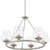 Livex Lighting Willow 6 - Light Chandelier in  Brushed Nickel - 2 of 4