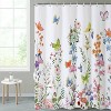 LunaLulinlk Floral and Butterfly Shower Curtain - 2 of 4