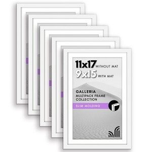 Americanflat Picture Frame with plexiglass - Hanging Hardware For Horizontal and Vertical Display - 1 of 4