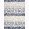 Acekool Washed Velvet Area Rug - Soft High-Density Brocade Carpet for Living Room & Bedroom, Easy Care Foldable Design - 2 of 4