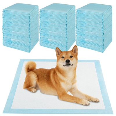 Tangkula 30"x 30"(150 Counts) Dog Potty Training Pads Puppy Pee Pads w/ Quick-Drying