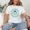 Simply Sage Market Women's Farm Fresh Four Leaf Clovers St. Patrick's Day  Short Sleeve Graphic Tee - 2 of 3