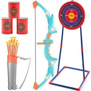 VEVOR Bow and Arrow Set for Kids,Archery Set with 10 Suction Cup Arrows, Outdoor Toy for Boys & Girls 6 7 8 9 10+ Years Old - 1 of 4