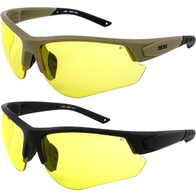 2 Pairs of Epoch Eyewear Grunt Sunglasses with Smoke, Smoke Lenses