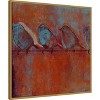Amanti Art Row of Sparrows I by Norman Wyatt Jr. Framed Canvas Wall Art - 2 of 4