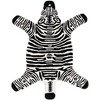 Unique Loom Playtime Kids Wool Collection Area Rug - Zebra - 2 of 4