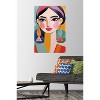 Trends International Reinders: Portraits - Vibrant Woman I Unframed Wall Poster Print Clear Push Pins Bundle 22.375" x 34" - 2 of 4