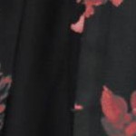 black watercolor bouquet