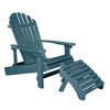 Hamilton Folding & Reclining Adirondack Chair with Folding Adirondack Ottoman - Highwood - 2 of 4