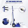 22 Ton Air Hydraulic Floor Jack, 44,000 Lbs Capacity Low Profile Steel Floor Jack, Truck Hydraulic Jack with 4 Adapters, Lifting Range 9"-17.7" - 4 of 4