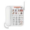 VTech® Amplified Corded/Cordless Answering System with Big Buttons and Display in White - 2 of 4