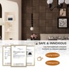 UNISOAR Wood Acoustic Wall Panels-Self-Adhesive 3D Wood Slat Wall Panel-Sound Absorbing Panels for Noise Reducing-Feature Wall Decor for Home & Office - 3 of 4