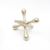 TopComfy Decorative Object Cast Aluminium Jack Paperweight for Stylish Office Desk Decor, Silver, 5.5"*5.5"*4.5" - 4 of 4