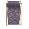 Bacati - Clouds in the City White/Gray Laundry Hamper with Wooden Frame - 2 of 4