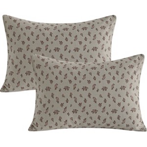 2 Pack Jersey Cotton Toddler Pillowcases, Envelope Travel Pillowcases - NTBAY - 1 of 4