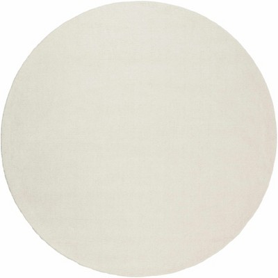 Hauteloom Brockton Solid Wool Light Beige Area Rug