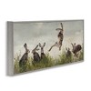 Stupell Industries Jumping Hares in Wild Framed Giclee Art - 2 of 4