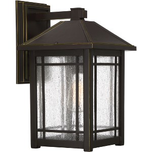 Cedar Point 1-Light Palladian Bronze Outdoor Wall Lantern - 1 of 4