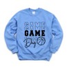 Simply Sage Market Women's Graphic Sweatshirt Game Day Stacked Basketball - 3 of 4