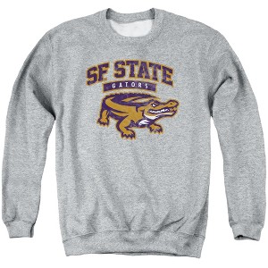 San Francisco State University Official Sfsu Gators Logo Adult Crewneck Sweatshirt - 1 of 4