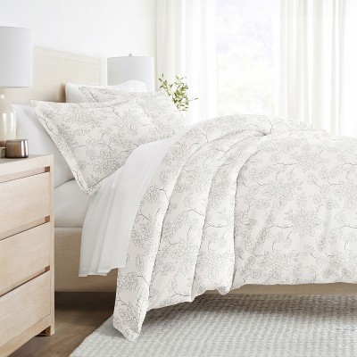 Soft Farmhouse Florals Premium 3PC Duvet Cover & Shams Set, Ultra Soft, Easy Care - Becky Cameron