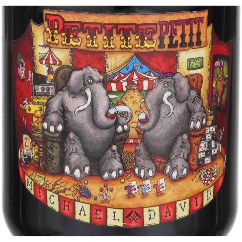 Petite Petit Sirah Red Wine - 750ml Bottle, 2 of 4