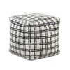 XIYUYEU Simple Upholstery Square Pouf Ottoman Chair,Small Ottoman Stool Bean Bag for Living Room,Bedroom - 2 of 4