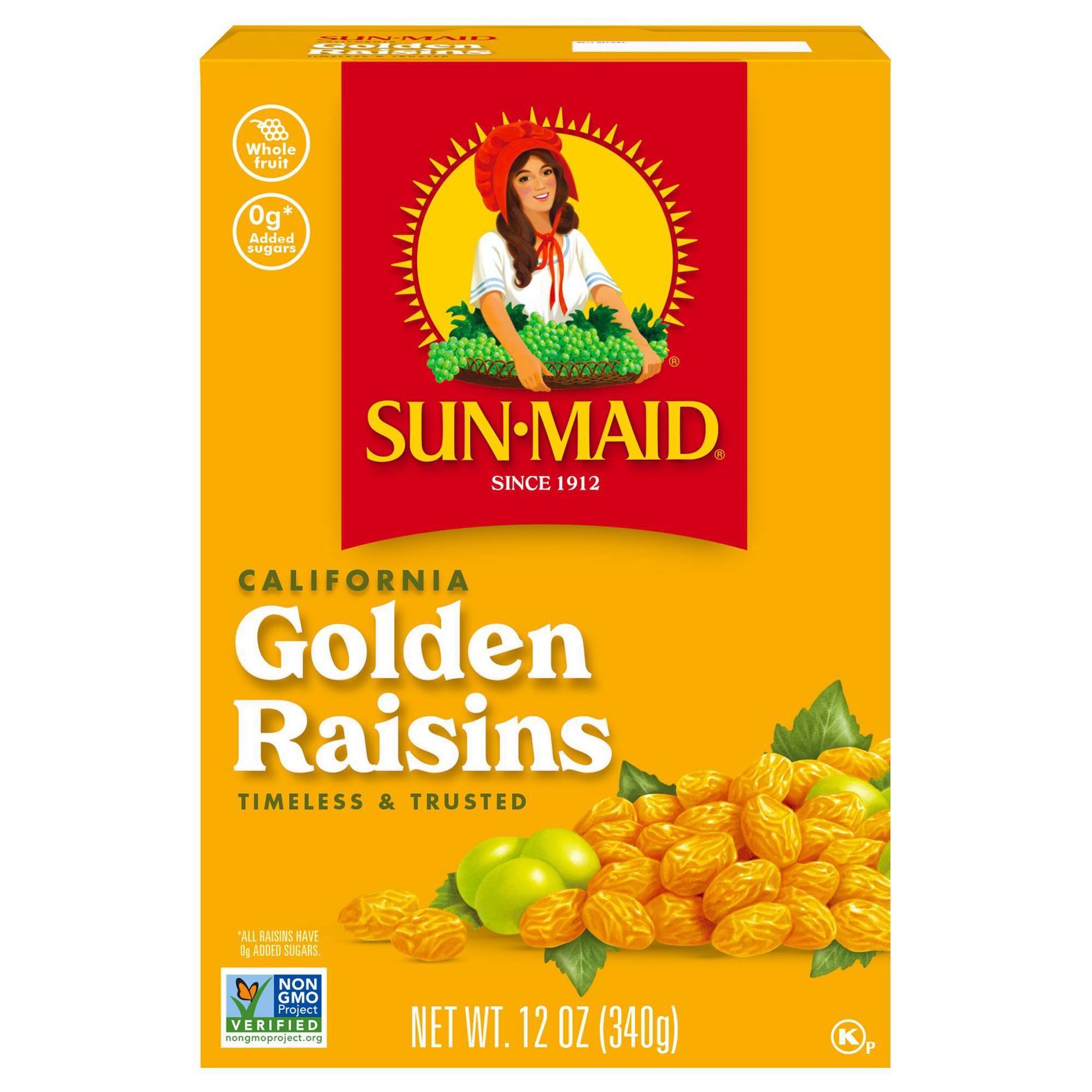 Sun-Maid California Golden Raisins Bag In a Box - 12oz