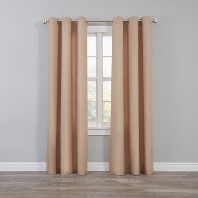 BrylaneHome BH Studio Microfiber Grommet Panel