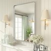 Apmir Rectangular Aluminum Alloy Framed and Tempered Glass Wall Bathroom Vanity Mirror in Matte Black/ Gold/ Silver/ Brown - 4 of 4