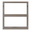 25" x 28" Raines Wood Decorative Wall Shelf Gray - Kate & Laurel All Things Decor - image 3 of 4