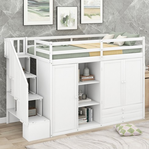 Embrace loft storage outlet bed